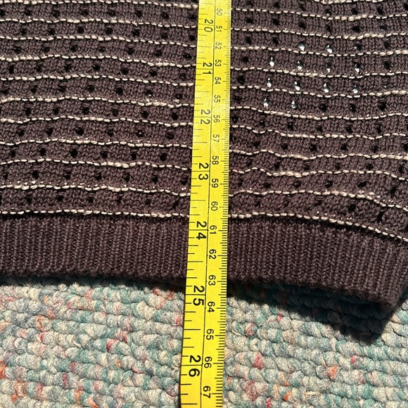 NWT Calvin Klein Jeans 100% cotton loose knit Top size Large - Picture 8 of 10